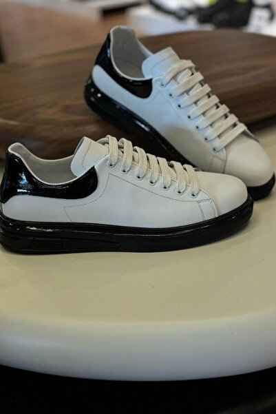 Paulo ΑΝΔΡΙΚΑ ΑΘΛΗΤΙΚΑ ΠΑΠΟΥΤΣΙΑ LUÍZ 1051 ΛΕΥΚΟ ΛΑΜΠΡΟ ΔΕΡΜΑ ΓΝΗΣΙΟ ΔΕΡΜΑ