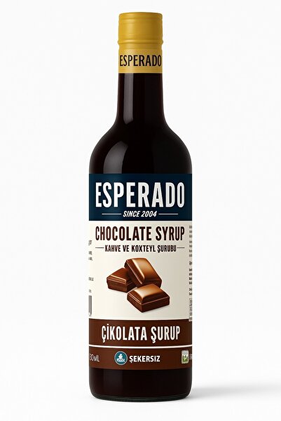 ESPERADO Şekersiz ( Sugar Free ) Çikolata Aromalı Kahve & Kokteyl Şurubu - 75...