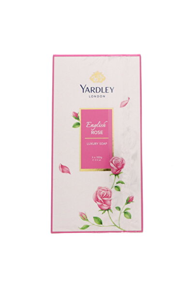 YARDLEY English Rose Luxury Soap 3 x 100g – Moisturizing Floral Bath Bar