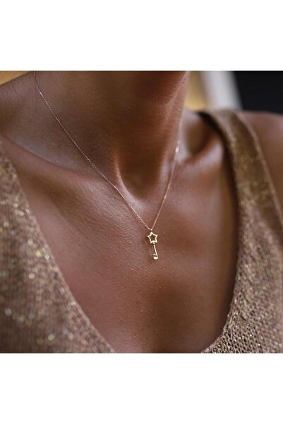 ByGoldenHouse Yıldız Anahtar Kolye