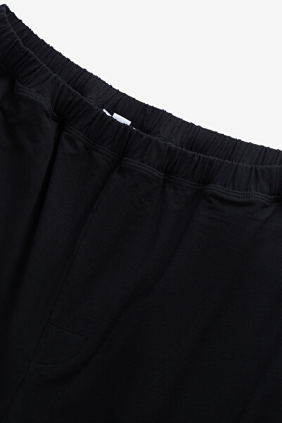 COMMON MELON Erkek Modal Yumuşak Dokulu Pijama Altı Siyah