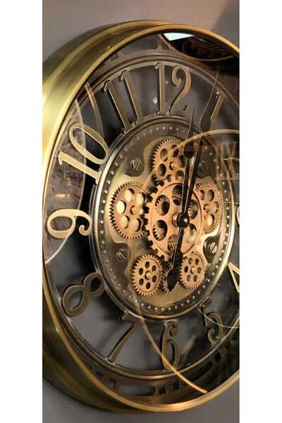 PELLE DESİGN Çarklı Duvar Saati