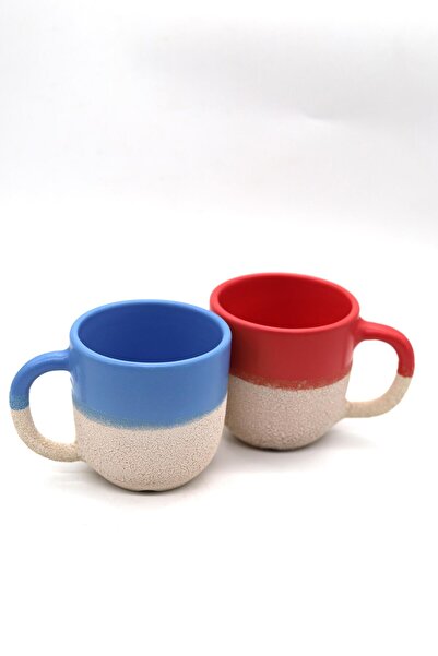 Tardan Peggy Ceramic 2-Piece Mug Set 450 ml Xblue Xred