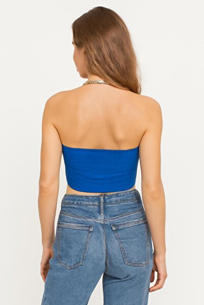 HAKKE Seamles Strapless Crop Bustier