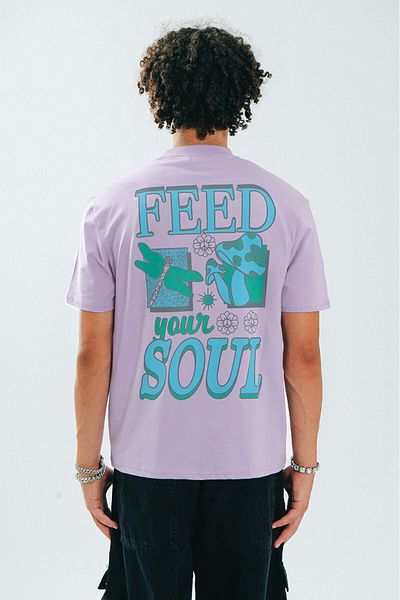 No Future Feed Your Soul Regular Fit T-Shirt Nf0616Ll