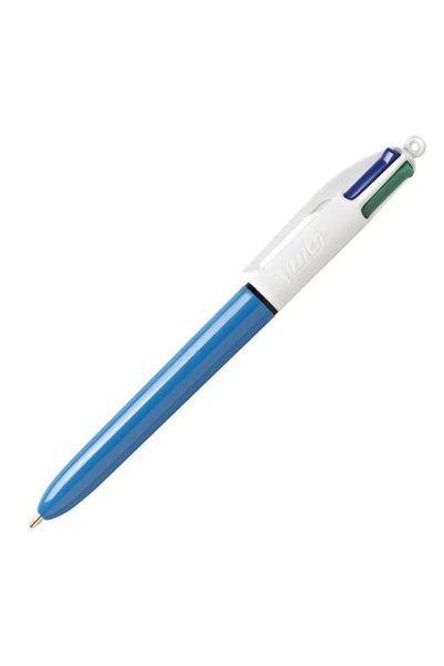 Bic قلم حبر جاف متوسط الحجم بأربعة ألوان من BIC - 1.0