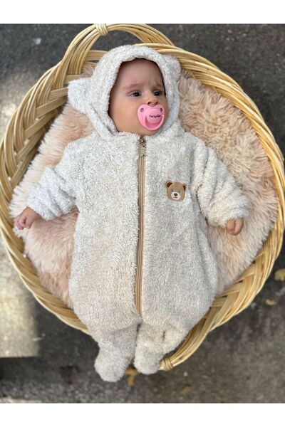 Bebesev Welsoft Plush Unisex Zippered Winter Baby Sleeping Bag Baby Rompers Children's Rompers Children's Costume