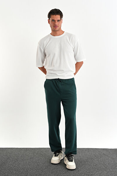 Redline Ανδρικό μαλακό ύφασμα κανονικής εφαρμογής με ελαστική μέση πράσινο