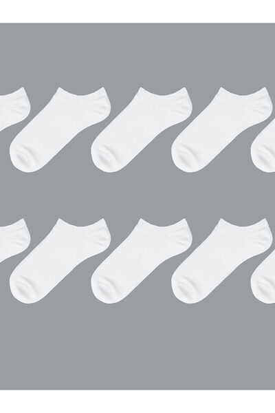 LC Waikiki New Season Women's Flat Sneaker Socks 10 Pcs