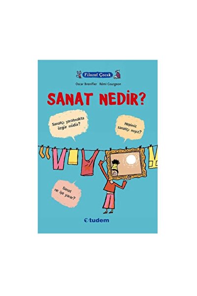 Tudem Yayınları Filozof Çocuk Sanat Nedir Oscar Brenifier