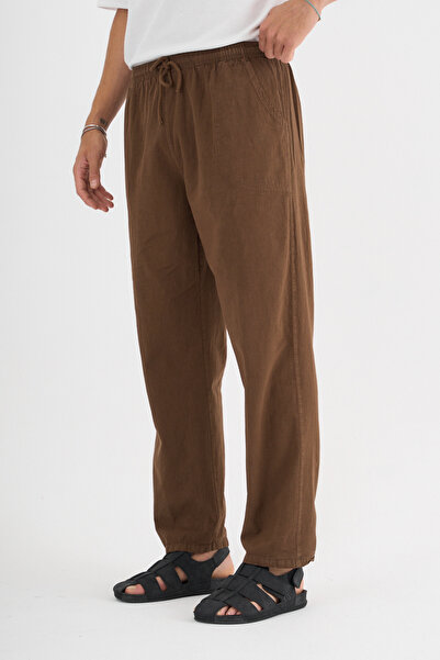 Redline Defy Erkek Rahat Kalıp Keten Görünümlü Pantolon