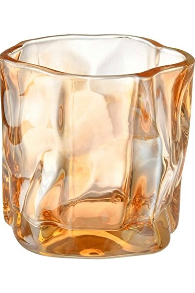 Yenigeldi قطعتان من زجاج الويسكي الزجاجي المنحني على الطراز الاسكندنافي بسعة 300 مل مع هولوغرام، لتقديم الكوكتيلات