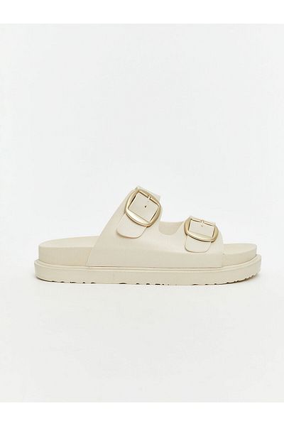 LC Waikiki New Season Leather Look Women's Slippers - S5Jh42Z8