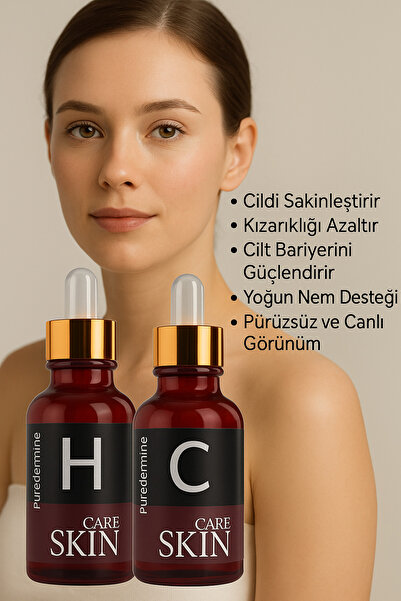 Puredermine Centella Asiatica & Vitamin C Serum Seti – Cilt Bariyerini Güçlen...