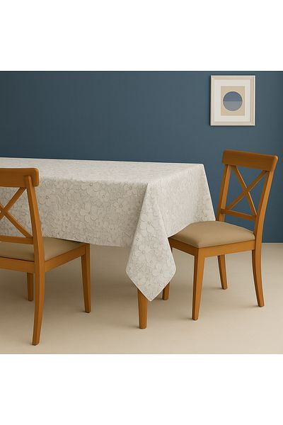EvRossa Modern Patterned Pvc Fiber Table Cloth – Wipeable, Durable