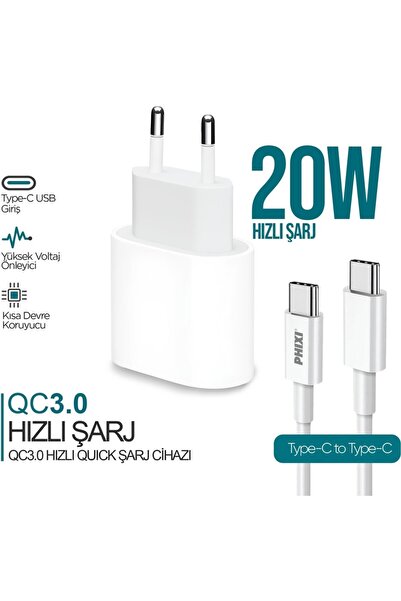 Phixi Upd4118t Ultimate 20w Type-c Hızlı Şarj Cihazı