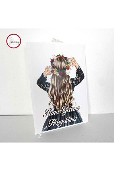 Gelincimherşey Сватбена снимка Добре дошли Декорация за вратата за вечерта с ...