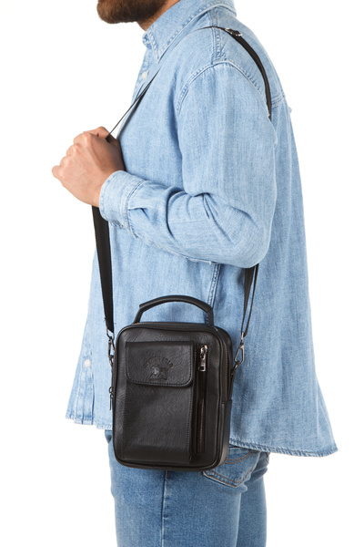 Newish Men's Cross Shoulder and Hand Bag