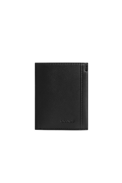 Grande 1726 Genuine Leather Men's Wallet Arsel Black