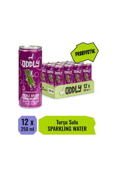 ODDLY PICKLE SPLASH TURŞU SUYU KUTU 250 ML X 12 ADET