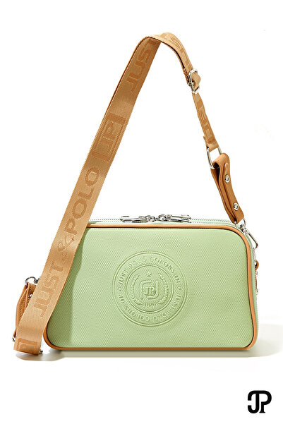 POLOGRAND London Original Just Polo Collection 5 Compartment Luxury Soft Leather Adjustable Cross Strap Shoulder Bag