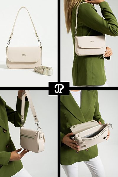 Just Polo Original Women's Mini Special Design Luxury Soft Leather Adjustable Cross Column Strap Shoulder Bag