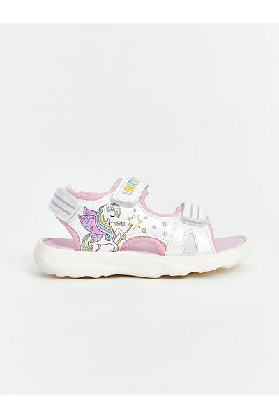 LC Waikiki New Season Velcro Double Strap Girls Sandals - S5Jr92Z4