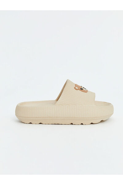LC Waikiki LCW STEPS 3D Detailed Printed Girls' Slippers
