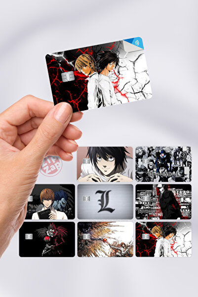 ZipZap Naljepnica za omot kartice Death Note, 8 komada