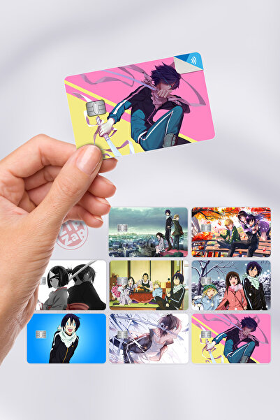 ZipZap Autocolant Noragami pentru acoperirea cardurilor 8 bucăți