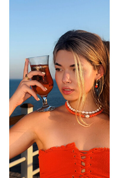 B Design jewelry Nara Mercan Barok Kolye