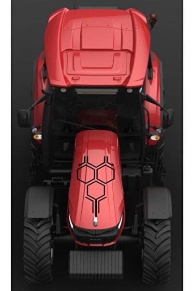 EYBA STİCKER Traktör Ön Kaput Yapışkan SİYAH Petek Sticker Araç Kaput Modifiye