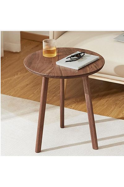 Generic Solerkonm 2-Tier Round Coffee Tables, Living Room Side Tables, Durable and Easy to Assemble
