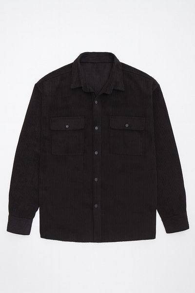 Redline Haven Men's Oversize Thick Velvet Shirt