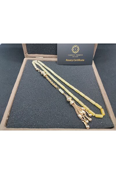 İskeçe Tesbih Cutie VIP din catifea cu ciucuri argintie fără greșeli 10,15 Gr...