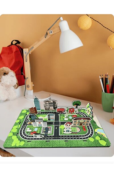 Emdief Home Şehir Kurma Oyunu - Benim Şehrim Ahşap Oyunu - Eğitici ve Eğlence...