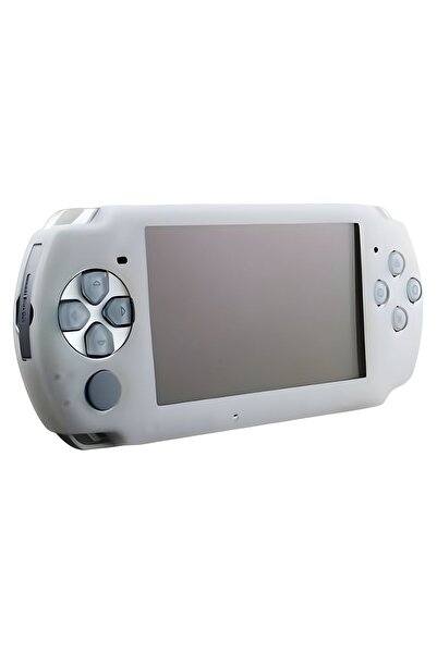 YUES PSP 2000 / 3000 Uyumlu Silikon Koruyucu Kılıf – Beyaz, Kaymaz, Darbe ve Çizilme Önleyici Kapak