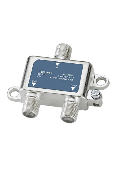 TS-102 5-2400 MHz 2 çıkış Uydu Bölücü Splitter