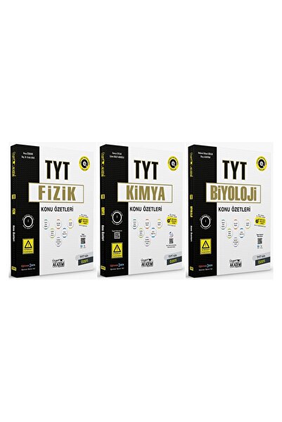 Üçgen Akademi Üçgen Akademi 2024 Tyt Fizik + Kimya + Biyoloji Konu Özeti Seti...