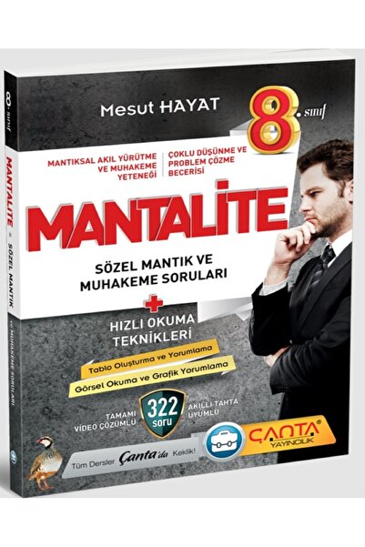Çanta Yayınları Çanta 2025 8. Sınıf Lgs Türkçe Yeni Nesil Sözel Mantık Ve Muh...