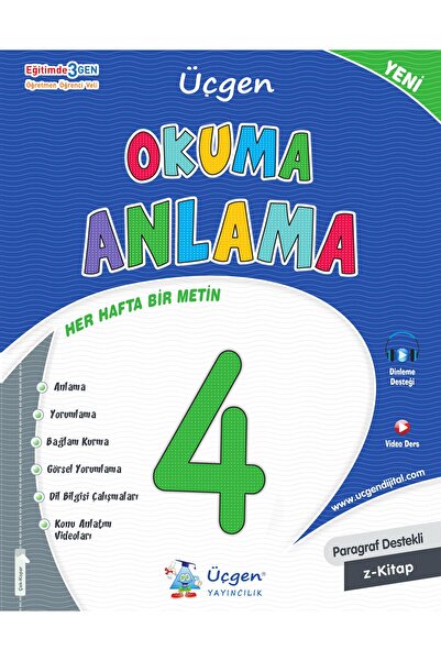 Üçgen Yayıncılık Üçgen 2025 4. Sınıf Türkçe Okuma Anlama 36 Hafta