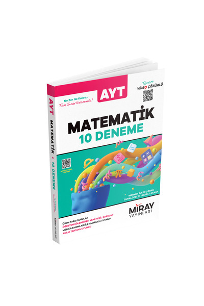 Miray Yayınları AYT Matematik 10 Deneme Miray Yayınları