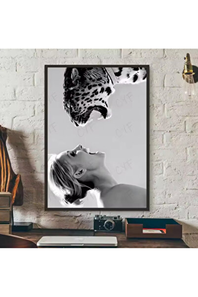 512 STORE Leopar & Women Estetik Moda İkon Duvar Dekor Modern Çerçevesiz Poster