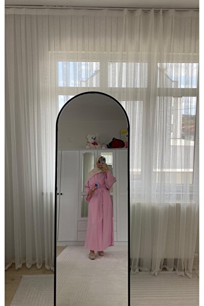 MODA Pembe Yarasa Kol Elbise