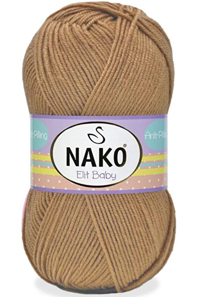 NAKO Elit baby Tüylenmeyen Bebek Yünü 974 Çöl Kumu