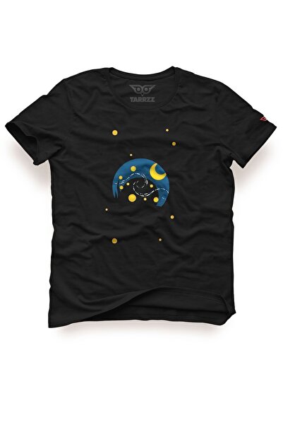 Tarrzzcom تصميم Lunar Glow - تي شيرت قابل للانزلاق