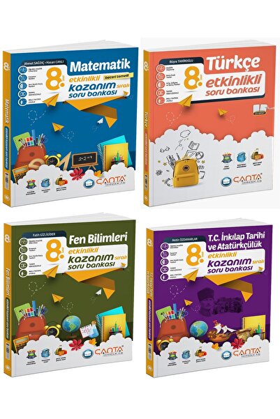 Çanta Yayınları Çanta 2025 8. Sınıf Lgs Matematik + Türkçe + Fen + İnkılap Et...