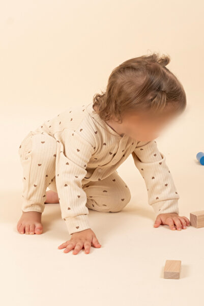 Vauva Baby Kids Girls Boys Snap Closure Romper Seasonal Long Sleeve Printed Romper