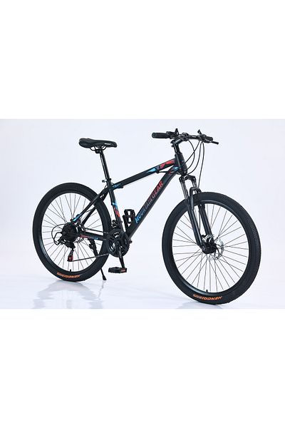 Mountain Gear 21-Speed MTB Bike | 26-Inch Mountain Bicycle | Disc Brakes | Shimano Shifters | Steel Frame