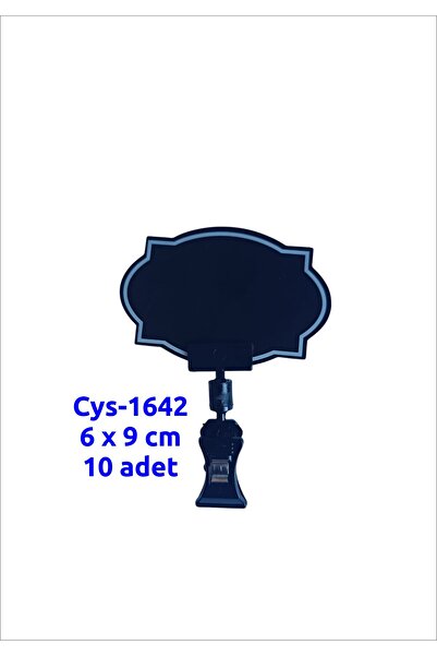 CYS ETİKET 1642m Pvc Siyah Fiyat Etiket Yazılıp ,silinebilir Ayarlanabilir Ma...